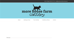 Desktop Screenshot of morehousefarmcattery.com